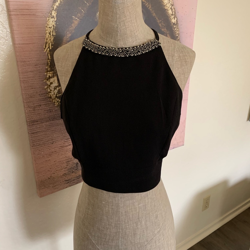 Black Crop Top Foreign exchange